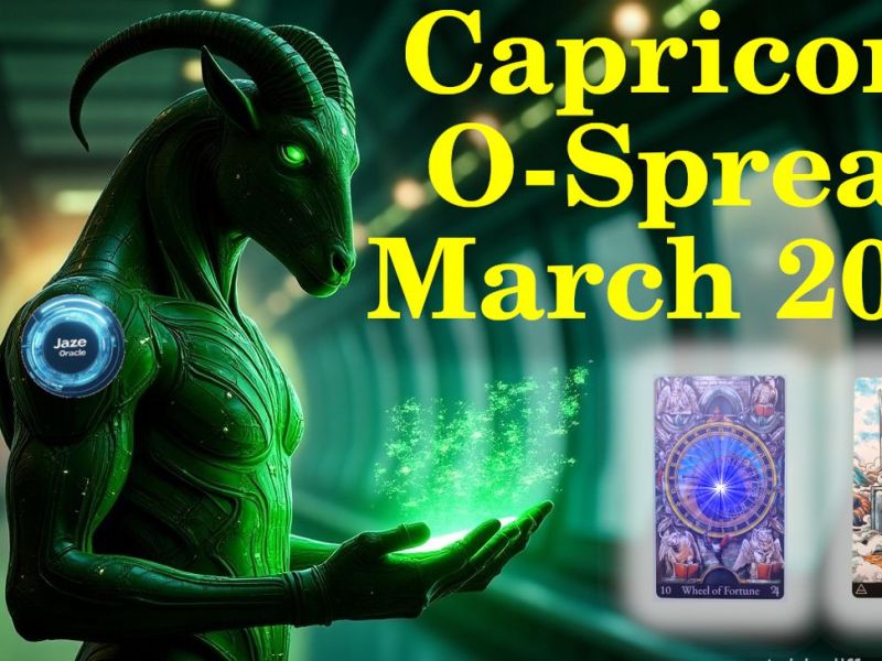 Capricorn ♑: O-Spread Tarot Reading for March&nbsp;2025